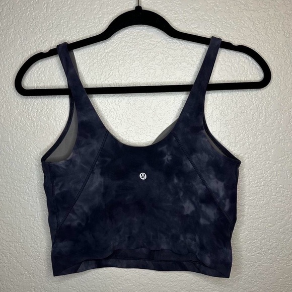 Lululemon Align-Style Cropped Yoga Tank Tie Dye Size 6 - Picture 4 of 4